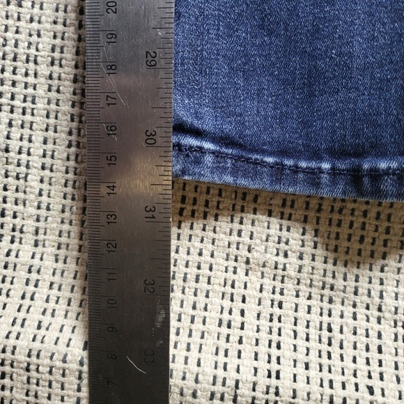 7 For All Mankind Jeans Womens 25 Straight Leg Stretch Denim Classic Pockets - Picture 12 of 13